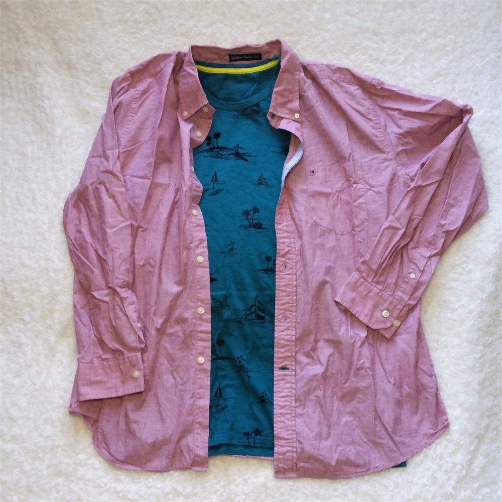 Tommy Hilfiger Men's Shirt-Set Size XL